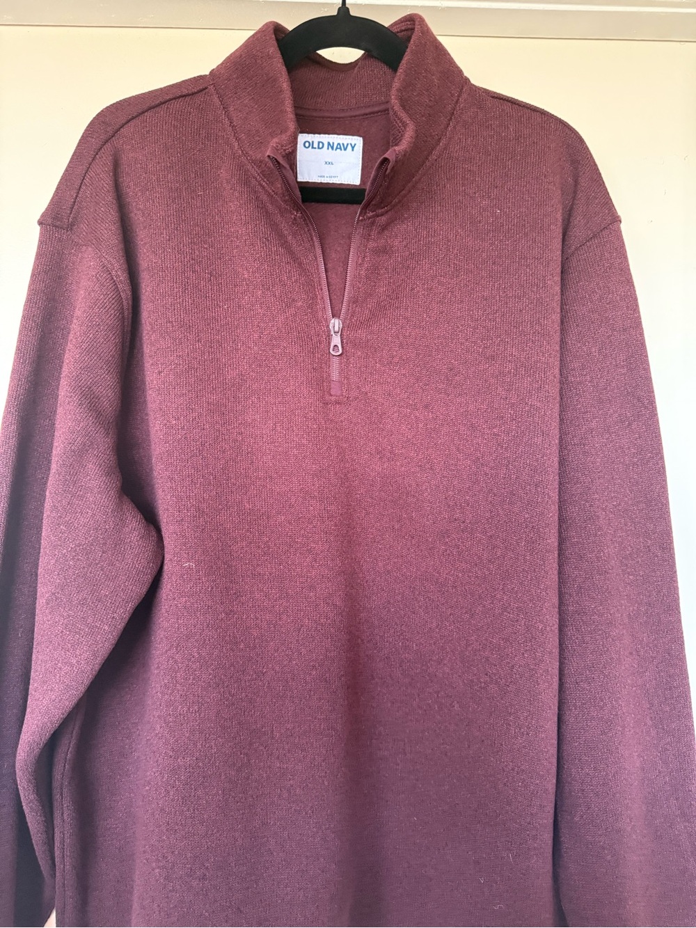 Top zipper rugby shirt